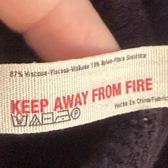 Free People Jumpsuit Womens Large Black cutoff Harem Drop Crotch Intimately FP - Picture 8 of 8